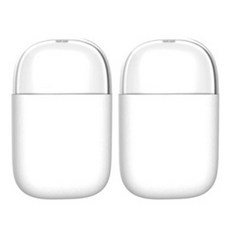 吸磁式牙籤盒, 白色的, 2個