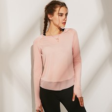女性長袖T恤瑜珈服