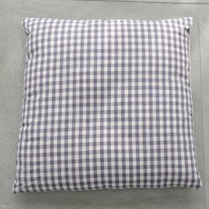 格紋方形靠墊套, 紫色的