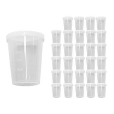 PP迷你量杯 100入, 透明, 50ml, 100個