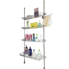 ENEX 柱式浴缸頂部擱板 600 4 層, 單色, 1個