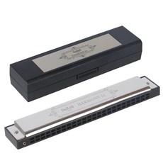 DABell Harmony 24 口琴 C# + 塑膠盒套組, 1個, 混合顏色, 單一商品