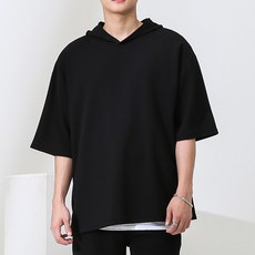 DANGOON 寬鬆連帽短袖T恤 LWT084