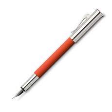 GRAF VON FABER-CASTELL Guilloche 鋼筆, F, 燃橙色