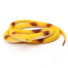 PARTYHAE 擬真蛇模型公仔 黃色, 1個