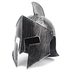 派對中世紀戰士頭盔, 銀, 1個