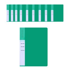 VIC DREAM PP活頁文件夾 A4, 綠色, 10入