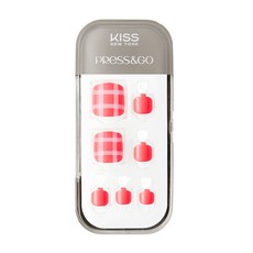 키스뉴욕 붙이는 젤페디 팁 프레스앤고 썸머 페디세트, 깅엄피치, 1개