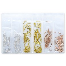 시크핏네일 찡삼각 네일바 참파츠 6종 ZN0083, 혼합색상, 1개