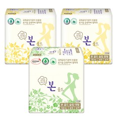 OCBON 本恩 金牌薄款蝶翼衛生棉 中型 2包+大型, 1組