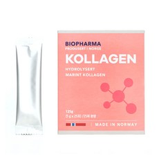 Norwegian PHARMA 小分子魚膠原蛋白覆盆子味, 125g, 1盒