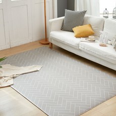 플러스홈 TPU 슈퍼와이드 놀이방매트, 헤링본그레이