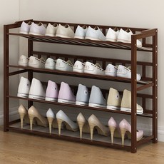 GAPANG 實木多層鞋櫃 4 層 900, 棕色