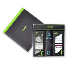 renoma GOLF 男士高爾夫球襪 2 對禮品套組, 混色