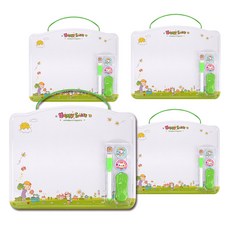 BlueMato 迷你磁鐵白板 綠色 4入