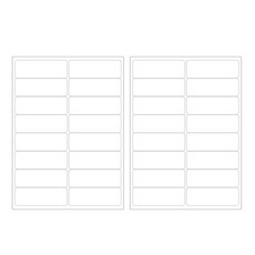 BlueMato A4標籤7白, 16格, 2個