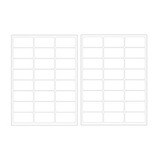 BlueMato A4標籤4白, 24格, 2個
