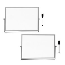 블루마토 스탠드 양면 화이트보드 WBS012 2p, 알루미늄