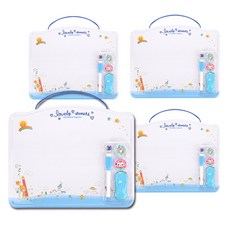 BlueMato 迷你磁鐵白板 藍色 4入