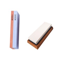 프로페셔널 양면 숫돌 칼갈이 1000 / 3000 + 미끄럼방지 케이스, 1개
