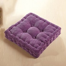 The Flow Company 厚實燈芯絨方形坐墊