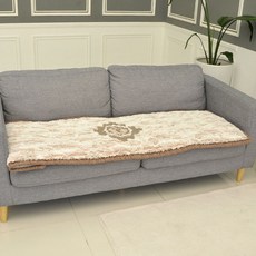 絨毛壓紋4人座沙發墊