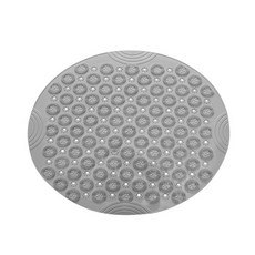 제이라이프 엣지 원형 논슬립 매트 55 x 55 cm, 그레이, 1개