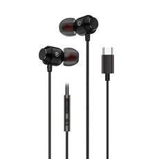 actto Type-C 入耳式耳機, ERP-110, 黑色