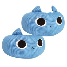 ANINARA Air Mesh Sora Multi Mock Cushion 2p, 藍色