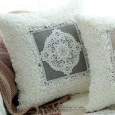 RUG LAND 純蕾絲棉墊（含棉）- 2color, 灰色