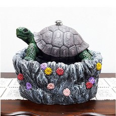 烏龜噴泉裝飾品 14 AHW_2133151 小, 混色