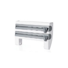 廚房紙巾保鮮膜切割器掛架, 灰色, 1個