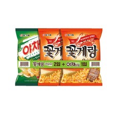 Binggrae 原味螃蟹餅乾 70g*2+蔬菜餅乾 70g, 螃蟹餅乾 2包+蔬菜餅乾 1包, 1組