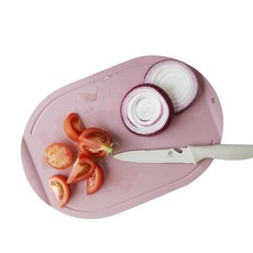 ade.l Ellipse系列 TPU材質砧板, 粉色, 1個