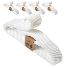 OBJET NUVO 節省空間Upper天鵝衣架, 白色, 50個