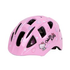 LANDWAY 凱蒂貓圖案粉彩孩童安全帽, 淺粉色
