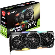 MSI 지포스 RTX 2070 SUPER 게이밍 X 트리오 D6 8GB 트라이프로져 그래픽카드, RTX2070SGT
