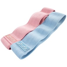 리즈핏 스포츠 밴드 2종 세트, 파스틸핑크, 파스텔블루, 1개