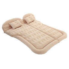 아리코 차박캠핑 SUV 벌집무늬 에어매트 세트, 베이지, 1세트