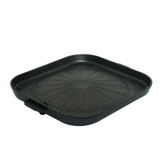 QUEEN SENSE 不沾露營用多功能方形烤盤, 34*34cm