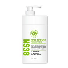 NS38優質損傷護理植物蛋白潤髮乳, 1個, 1000克