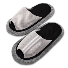 LKEY 室內拖鞋, 淺灰色, 1組