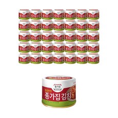 종가집 김치캔 깔끔한맛, 160g, 36개