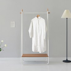 MARKET B SOPHIE 1層層架衣架, 白色