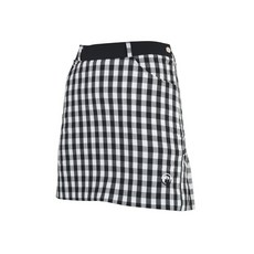 BMU Ferraus 女式跨度黑色格子高爾夫球裙 Ferraus-i15