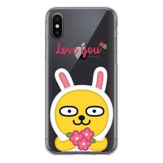 카카오프렌즈 러브 투명 젤리 휴대폰 케이스