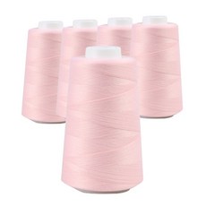 OWL 40支2股 縫紉線 5入, 淺粉色, 1套