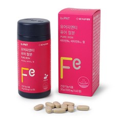 GC녹십자웰빙 유어피엔티 퓨어 철분, 60정, 1개