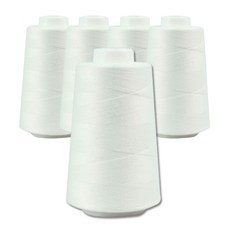 OWL 40支2股 縫紉線 5入, 象牙白, 1套