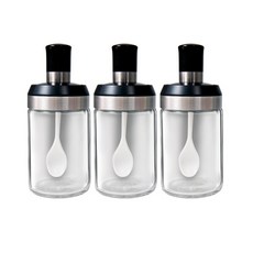 TEADOYO 帶勺油瓶, 250ml, 3個